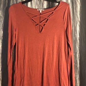 Charlotte Russe Long Sleeve Top